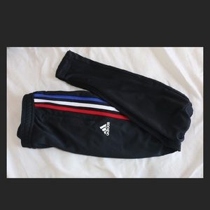 Adidas red, white, and blue tiro 17 pants